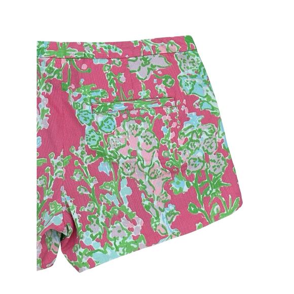 Lilly Pulitzer Sz 4 S Adie Shorts Flamingo Pink Southern Charm Preppy Summer - Picture 7 of 9